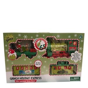 Grinch Holiday Express Train Set - Green and Red